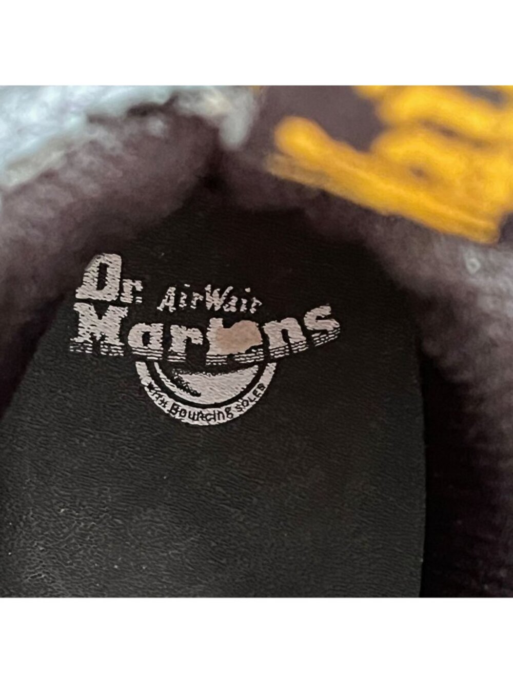 DR. MARTENS Devon Flower Buckle Leather Platform  Women's Boots Size 10 - Picture 11 of 11
